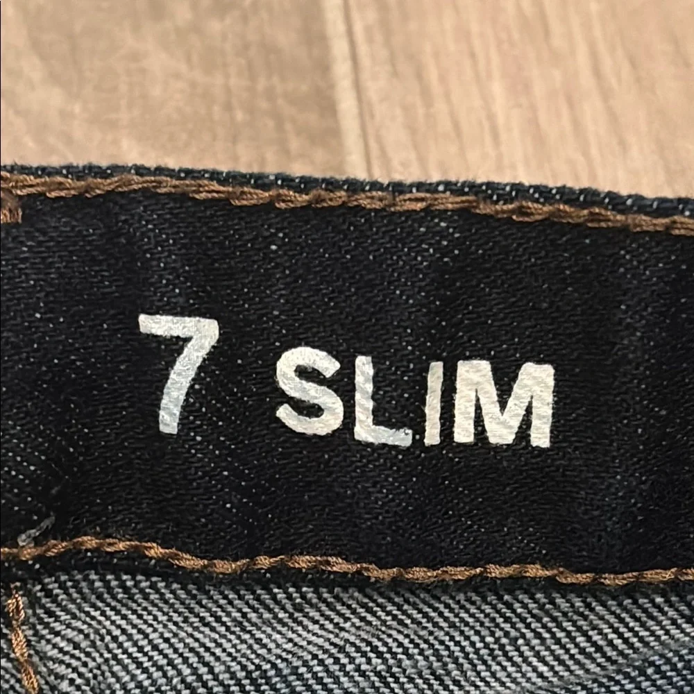Gap Fit Boys Dark Slim Blue Jeans Size 7